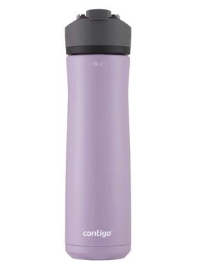Contigo 24oz Lavender Travel Sealed Stainless Steel Water Bottle